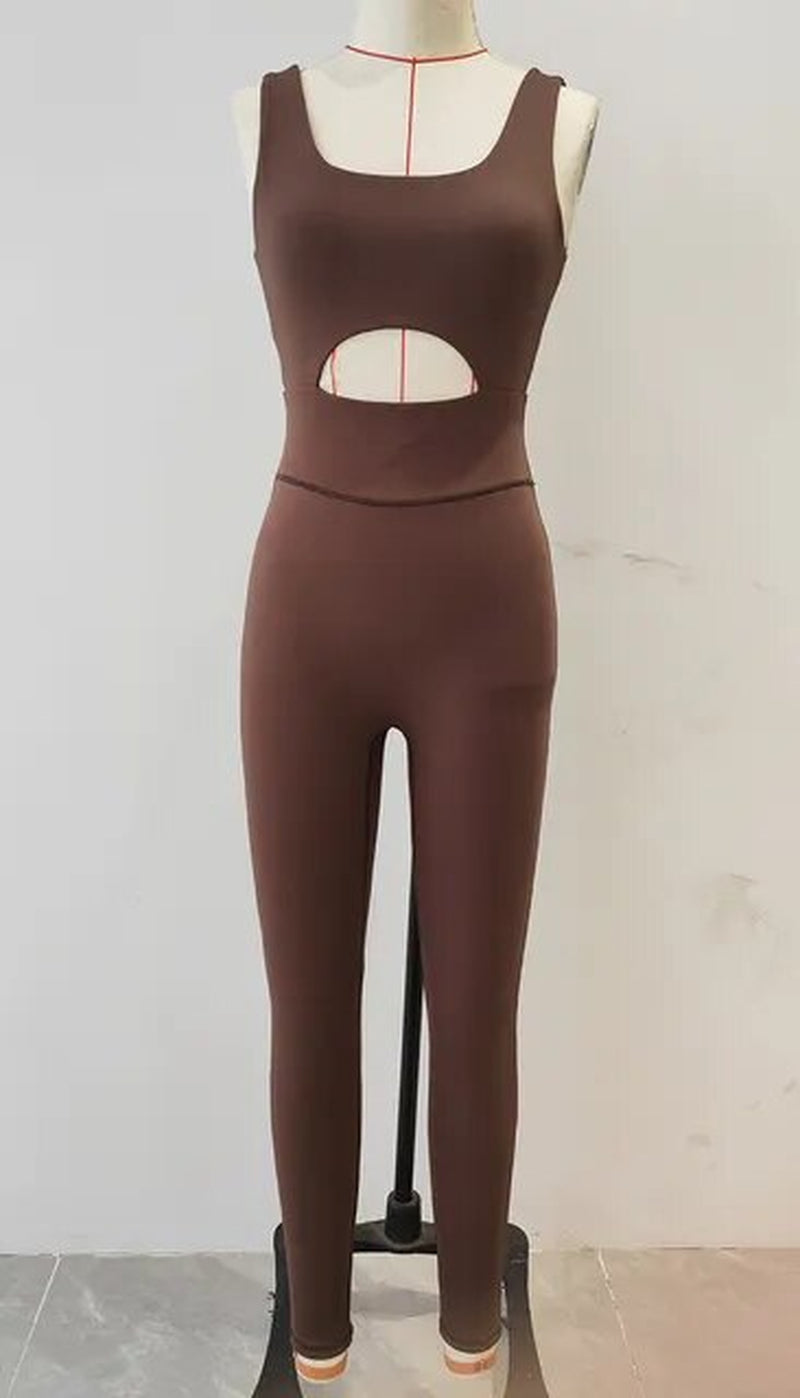 V-Back Bliss Jumpsuit