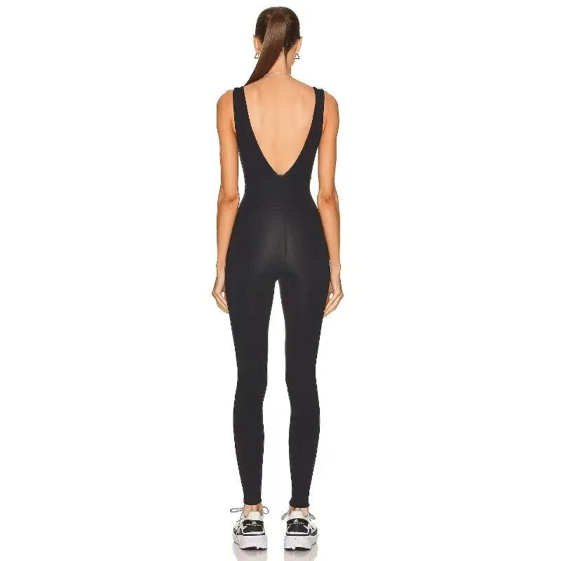 V-Back Bliss Jumpsuit