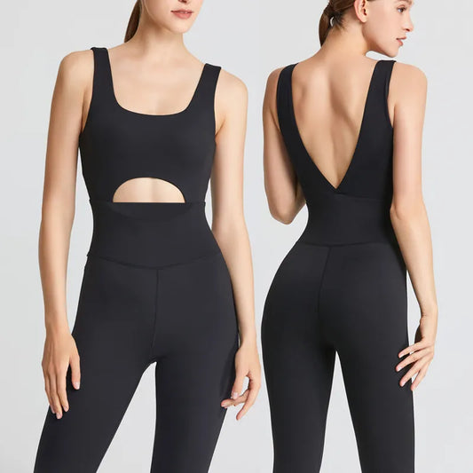 V-Back Bliss Jumpsuit